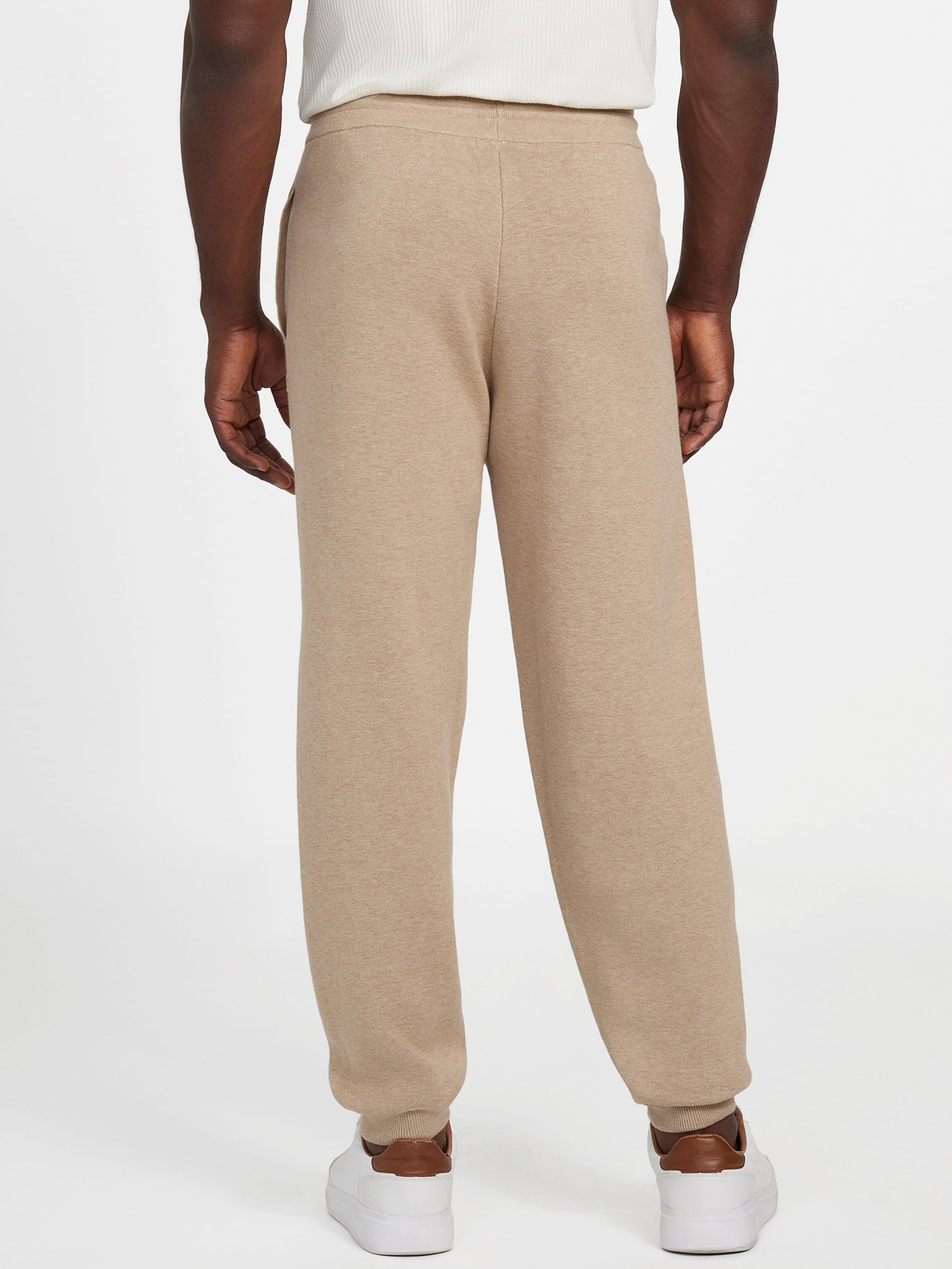 Calça Jogger com Punho em Tecido Yaki Terry