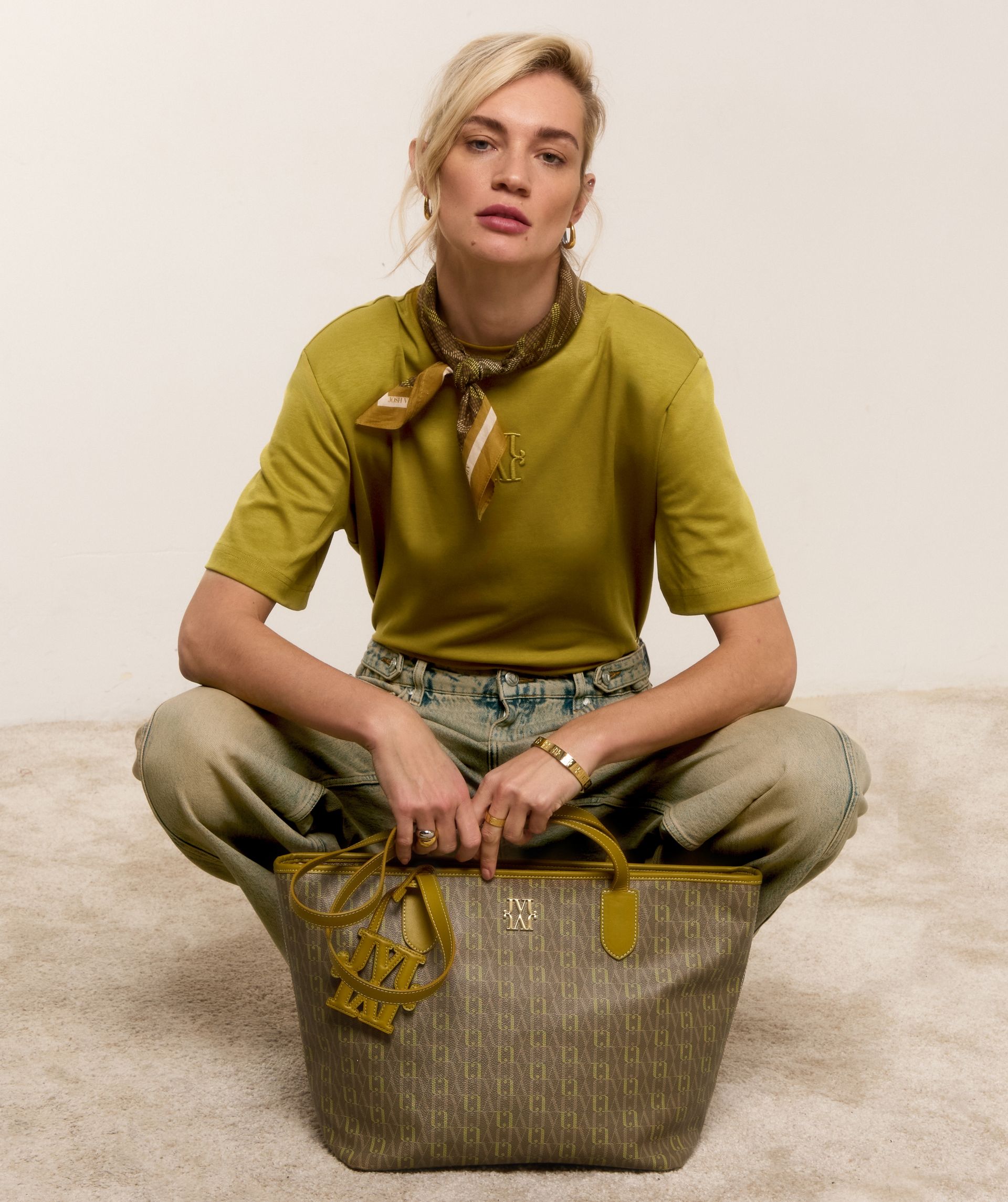 JV-CHELLEY bag charm - pistachio