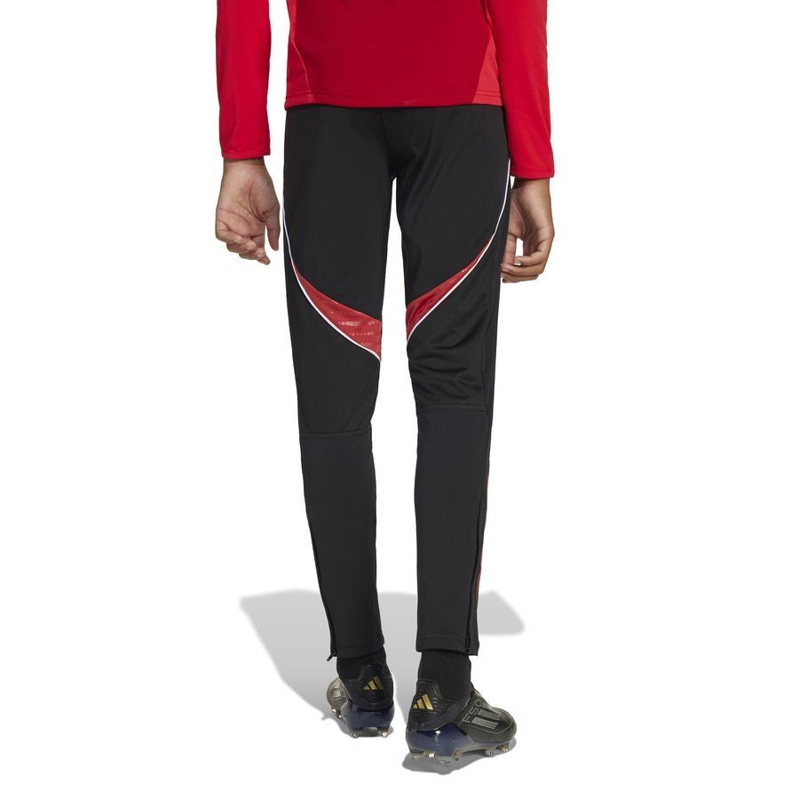 adidas Tiro 25 Competition Bas de Survêtement - Noir/Rouge Enfant