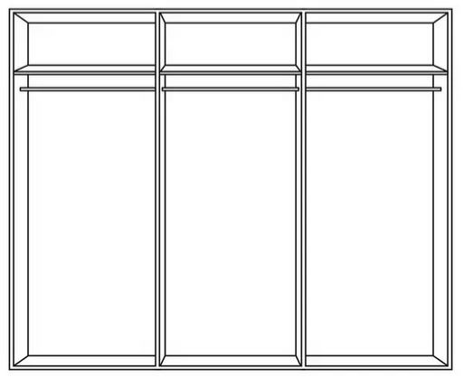Jutzler Schwebetürenschrank 3-trg. JUTZLER