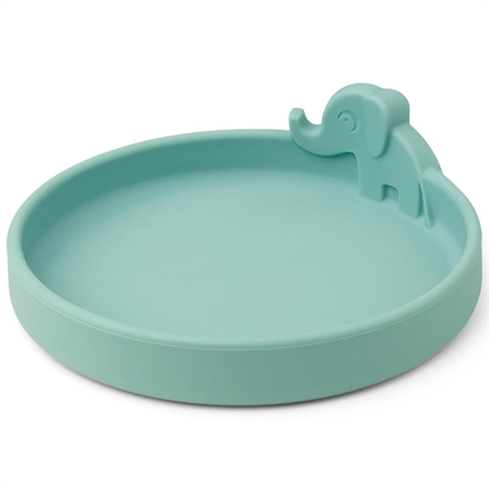 Done by Deer Peekaboo Plate Elphee Blue - DonebyDeer | Luksusbaby