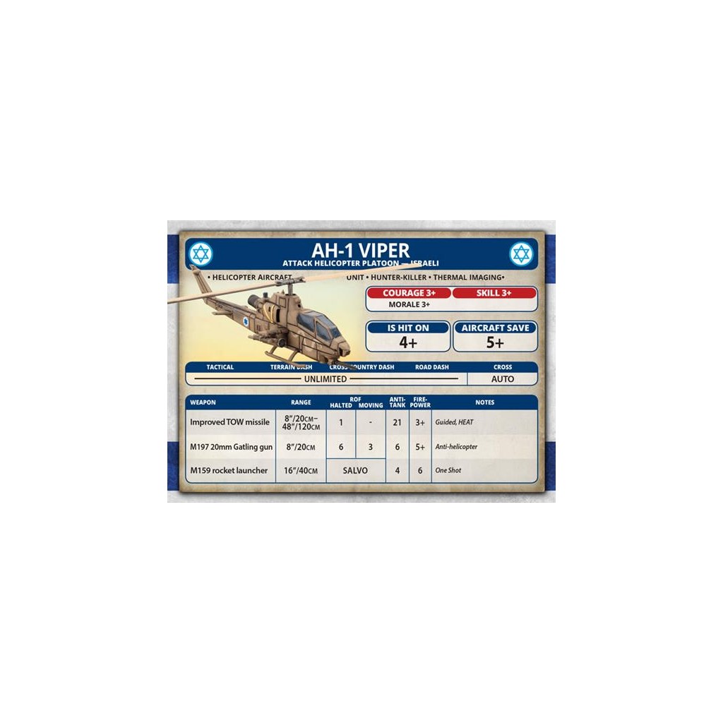Team Yankee - AH-1 Viper Attack Helicopter Platoon