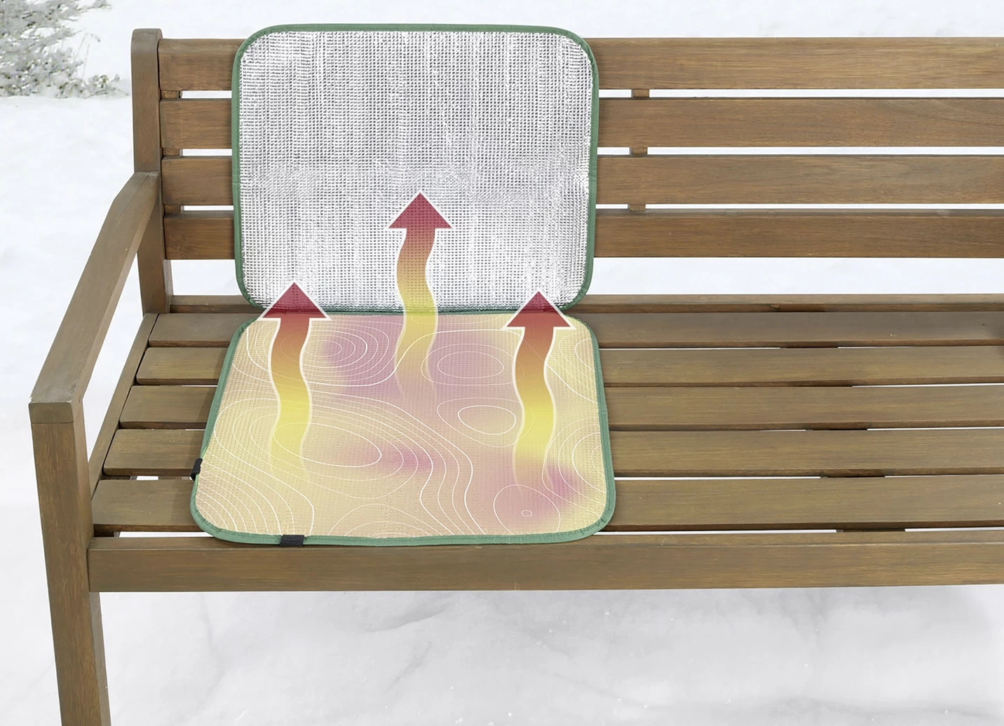 Thermo Sitz- und Rückenkissen XL