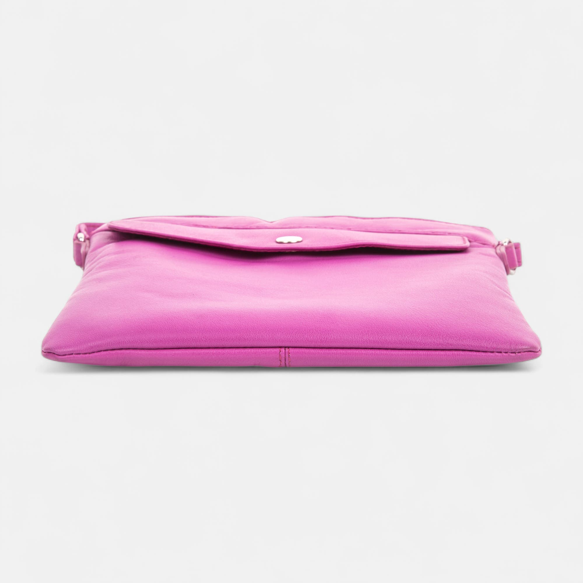 Sac bandoulière en cuir rose