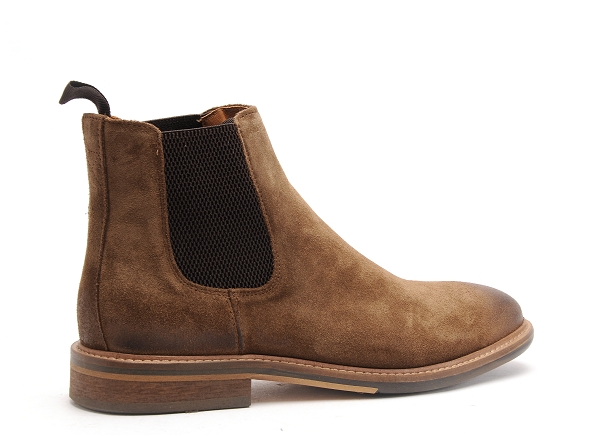 Schmoove boots bottine homme pilote chelsea marron