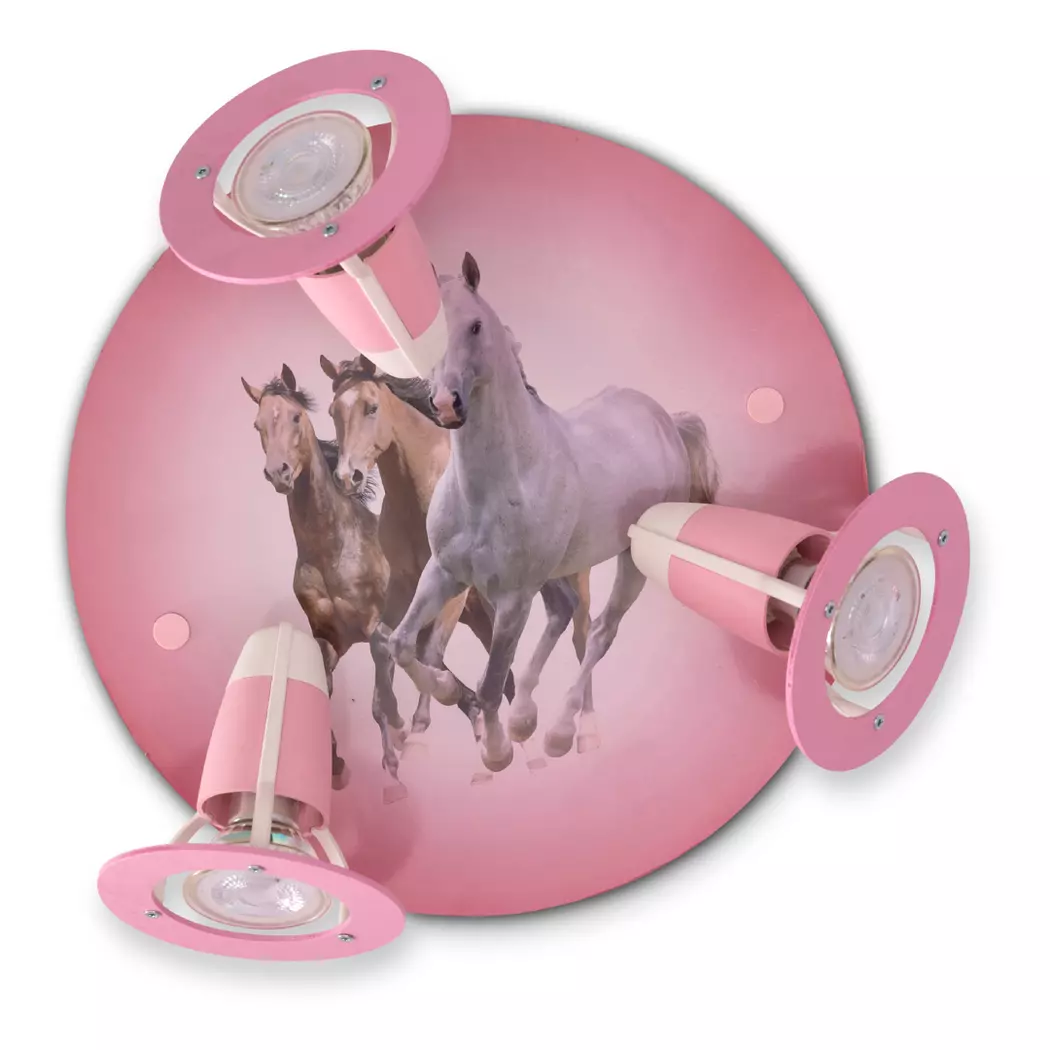 Kinderlampe Pferde