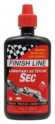 Lubrifiant au Téflon FINISH LINE DRY LUBE TEFLON PLUS - Toutes Conditions (120 ml)