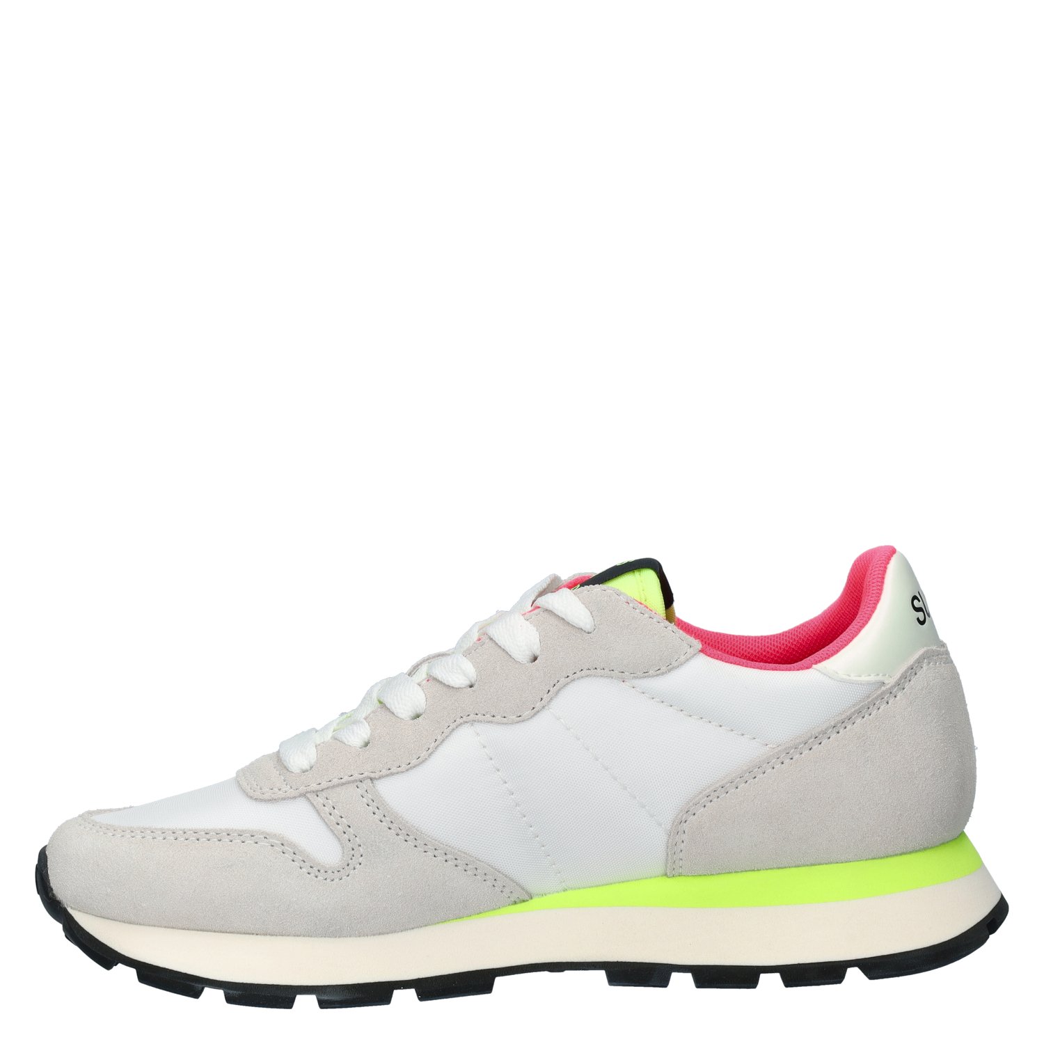 Sun 68 Ally Solid Nylon dames sneaker Sun ’68 Wit