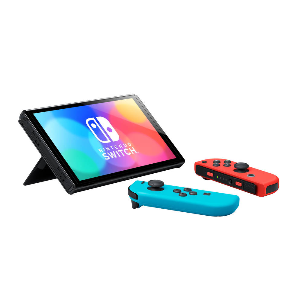 Nintendo Switch OLED - rood/blauw