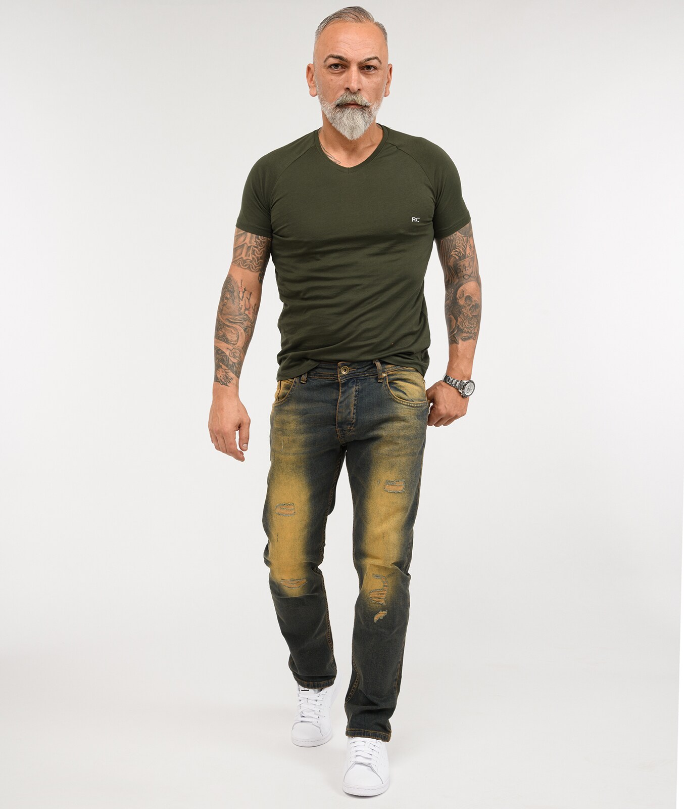 Rock Creek Jeans Straight-Cut Regular Fit