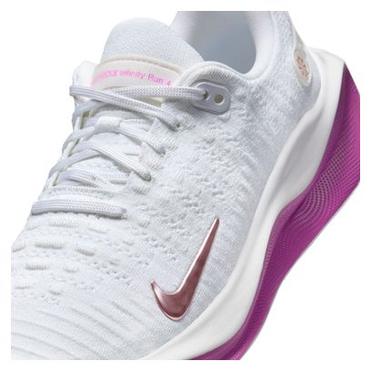 Chaussures Running Nike InfinityRN 4 Blanc/Violet Femme