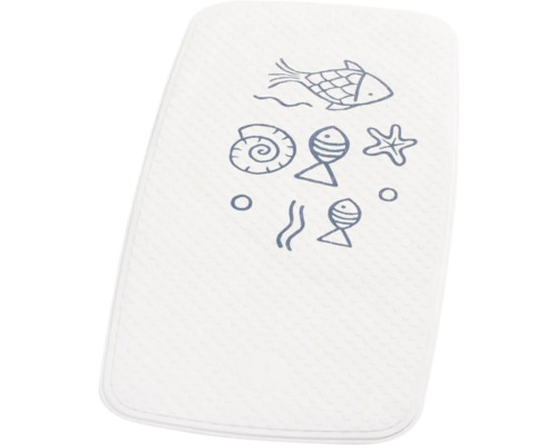 Badmat RIDDER Neptun 38 x 72 cm wit blauw