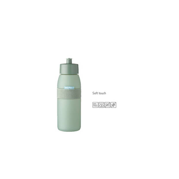 Mepal sportbidon ellipse 500 ml - nordic sage