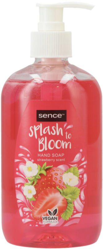 Sence Handzeep Splash to Bloom Aardbei 500ml