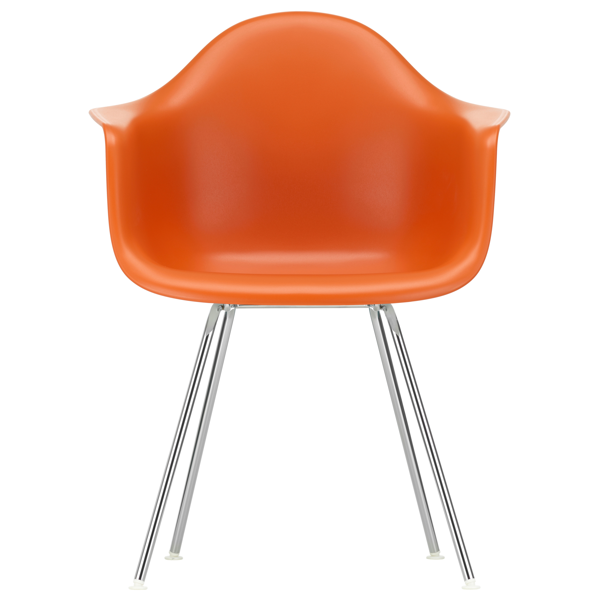 Eetkamerstoel DAX RE chroom Rusty Orange