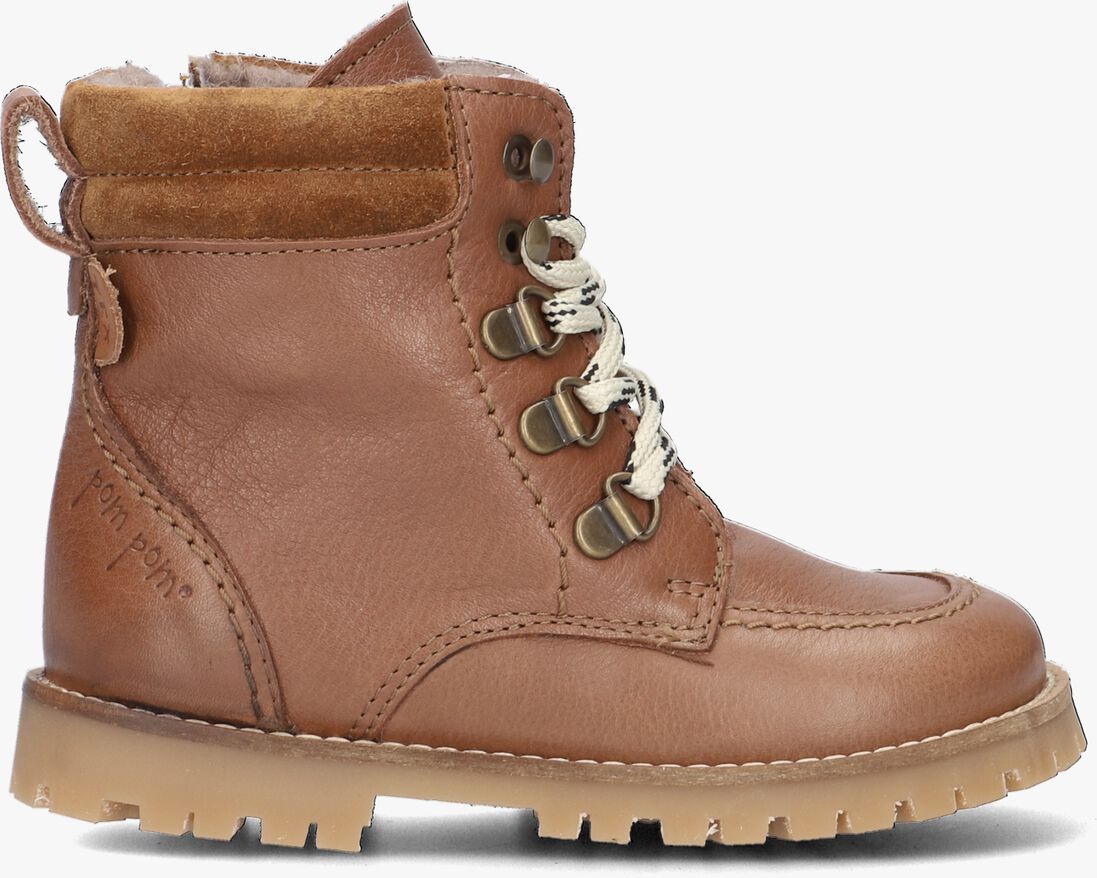 POM POM cognac pom pom veterboots 26244