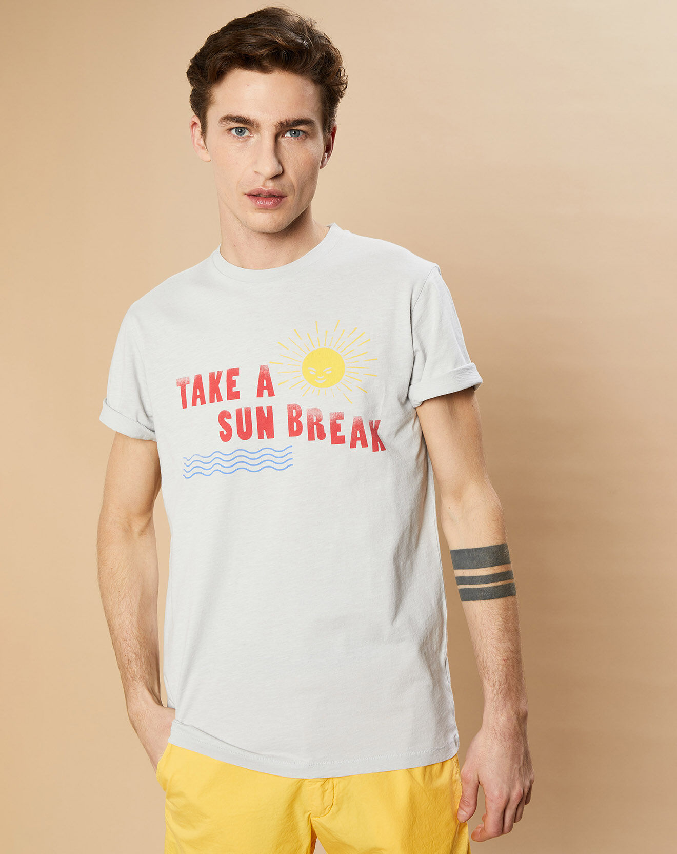 Hartford T-Shirt Tee Sun Break stone