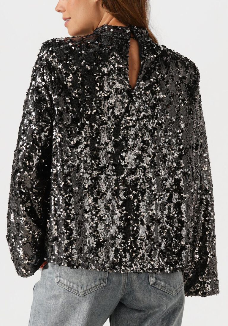 zwarte gestuz blouses salinagz blouse