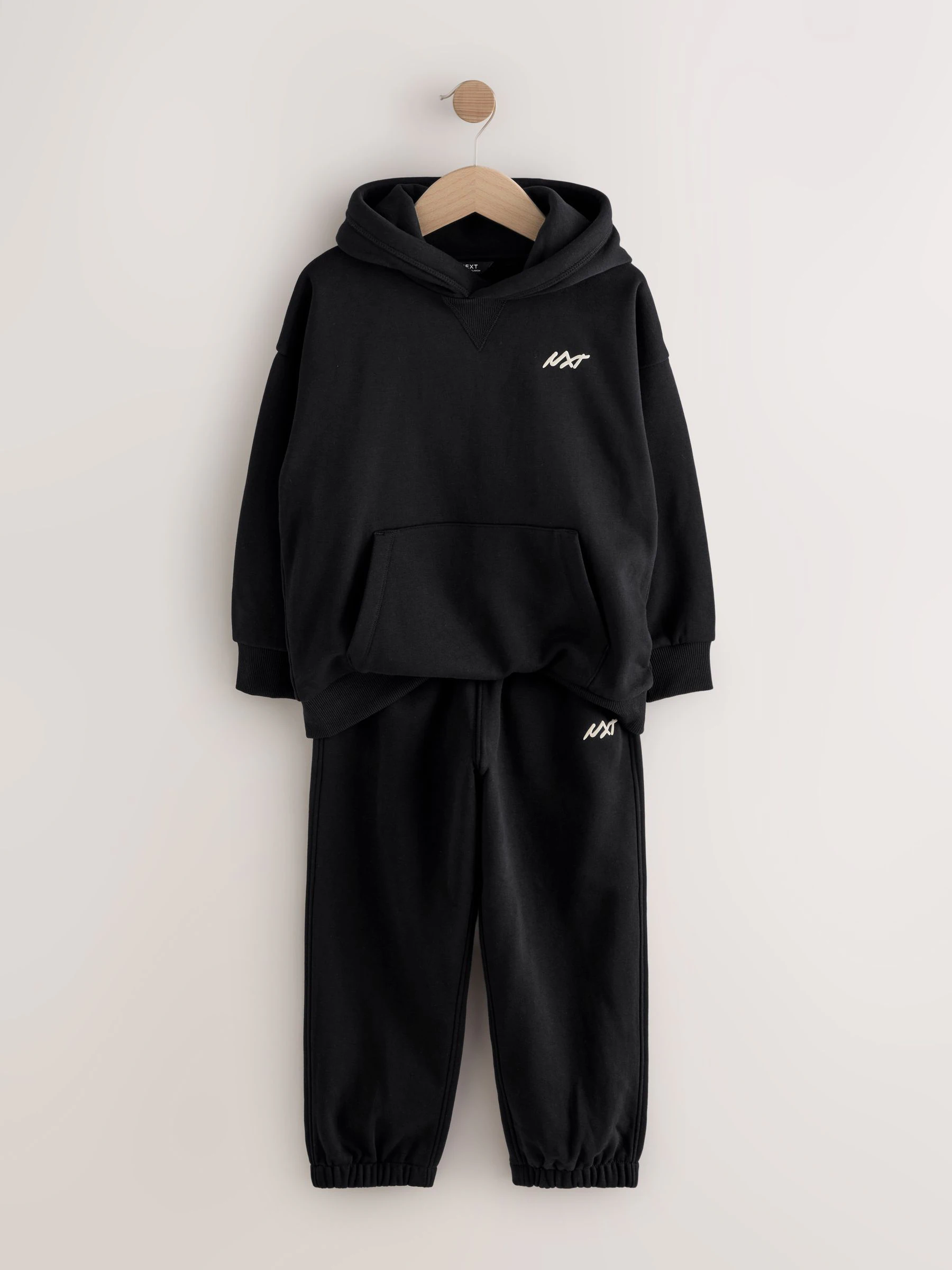 Zwart - Set van sweatshirt en joggingbroek