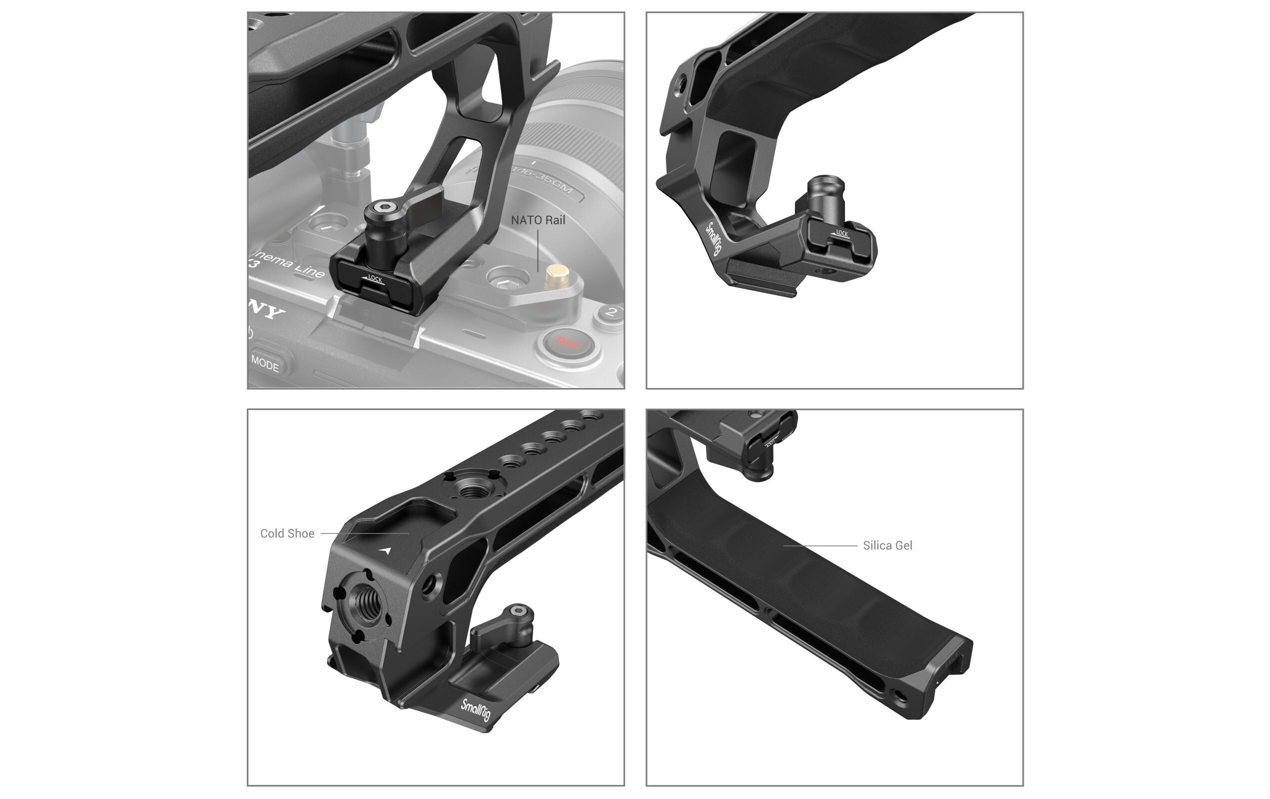Haltegriff NATO Top HandleLite)NATO-Obergriff für Kamera