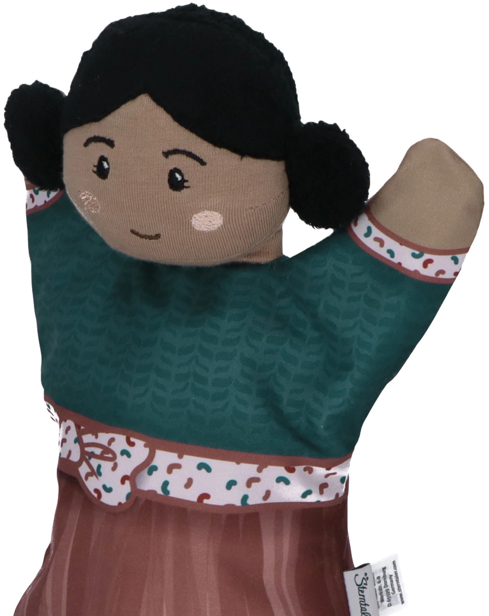 Handpuppe BEA (35cm) in dunkeltürkis