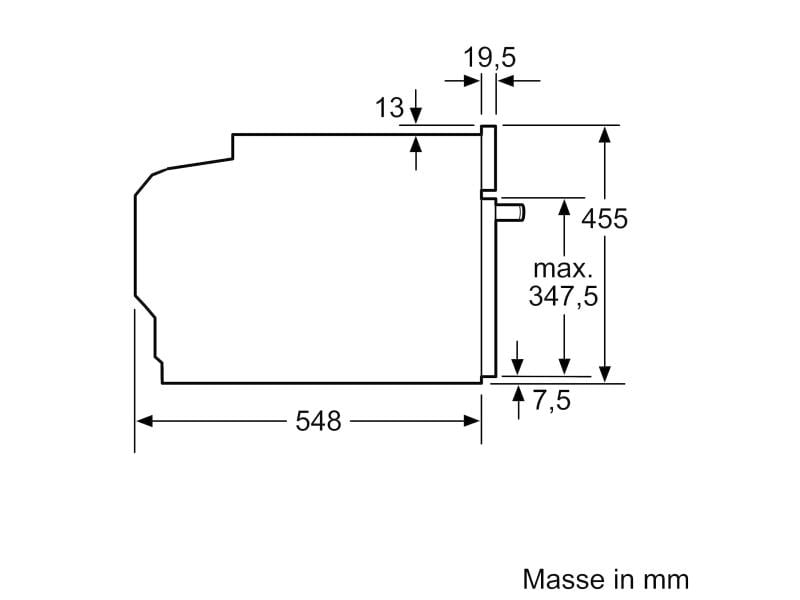 Bosch Einbaubackofen mit Mikrowelle CMG633BB1 Schwarz Kompakter Einbaubackofen mit Mikrowelle