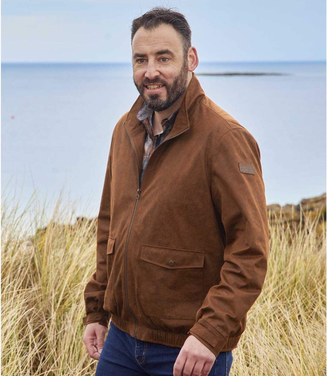 Blouson Suédine Doublé Polaire