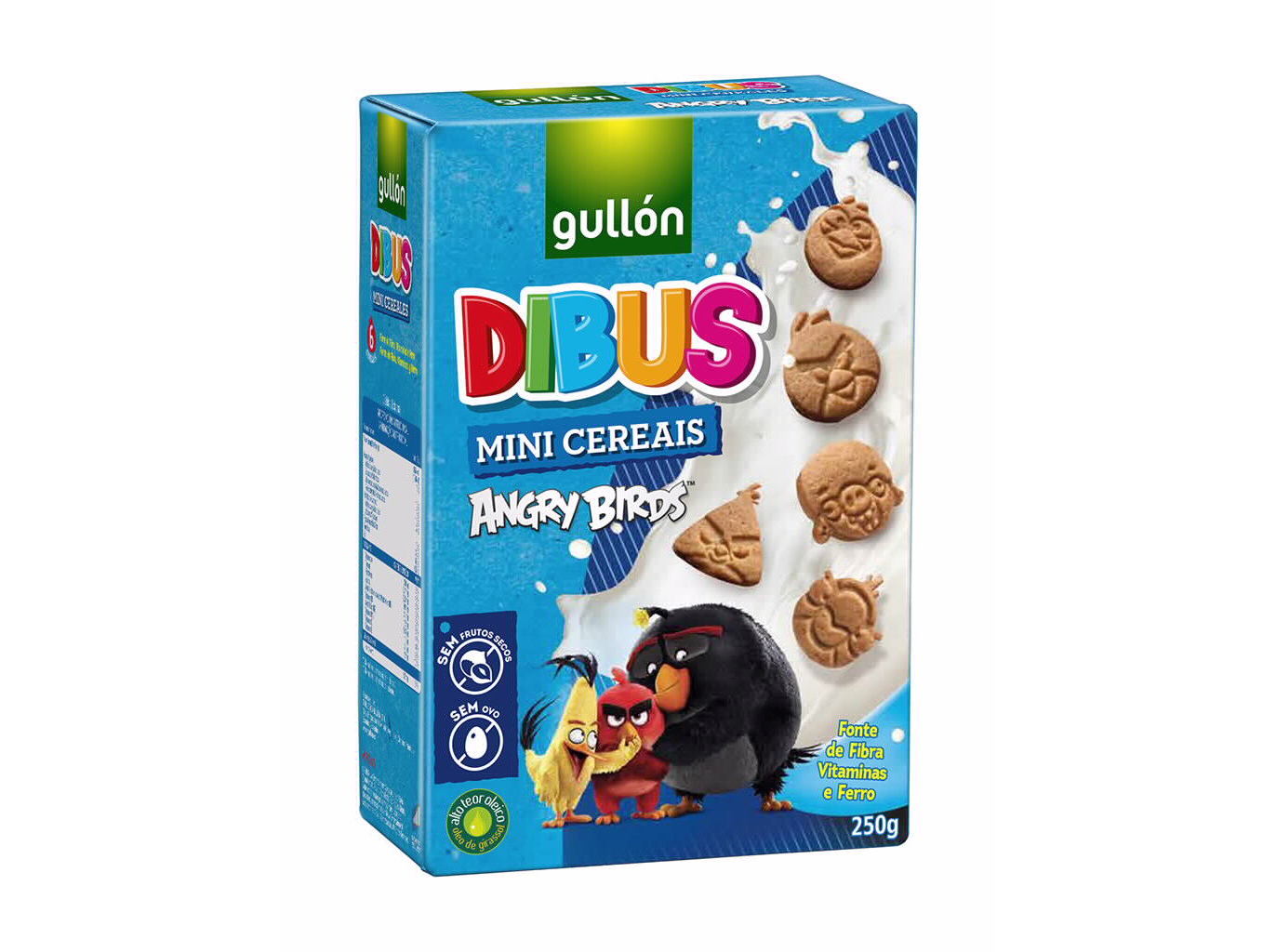 DIBUS GULLON MINI CEREAIS ANGRY BIRDS 250G
