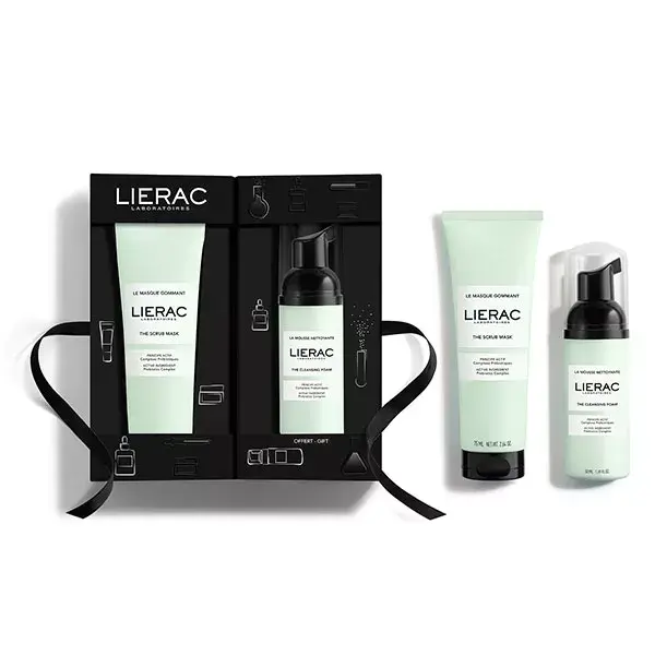 Kit de Descoberta de Removedor de Maquiagem Lierac com Máscara Esfoliante