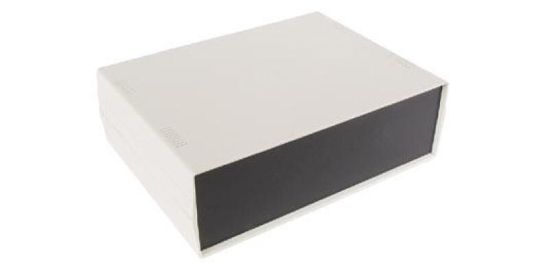 Velleman Gehäuse 250 x 190 x 80 mm Grau Instrumentengehäuse aus Kunststoff