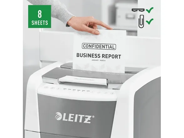 Makulator Leitz IQ AutoFeed Office 300 mikromakulering 2x15 mm (P-5)
