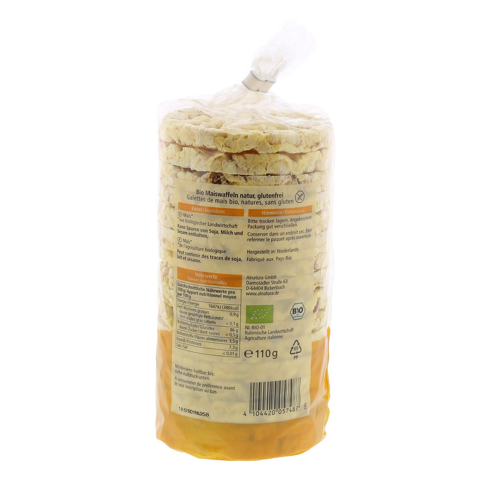 Alnatura Maiswaffel Natur