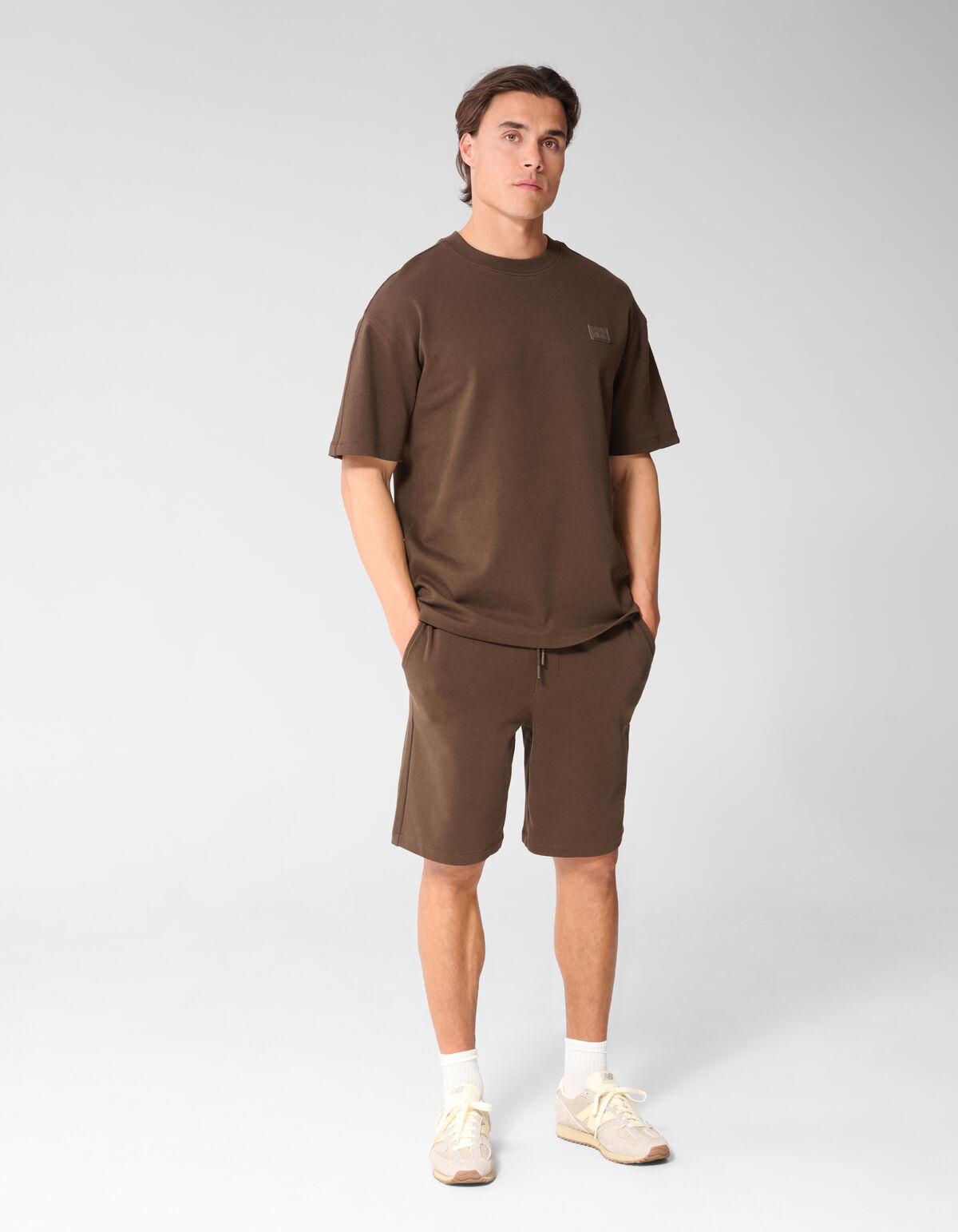 Relaxed Fit Short Donkerbruin