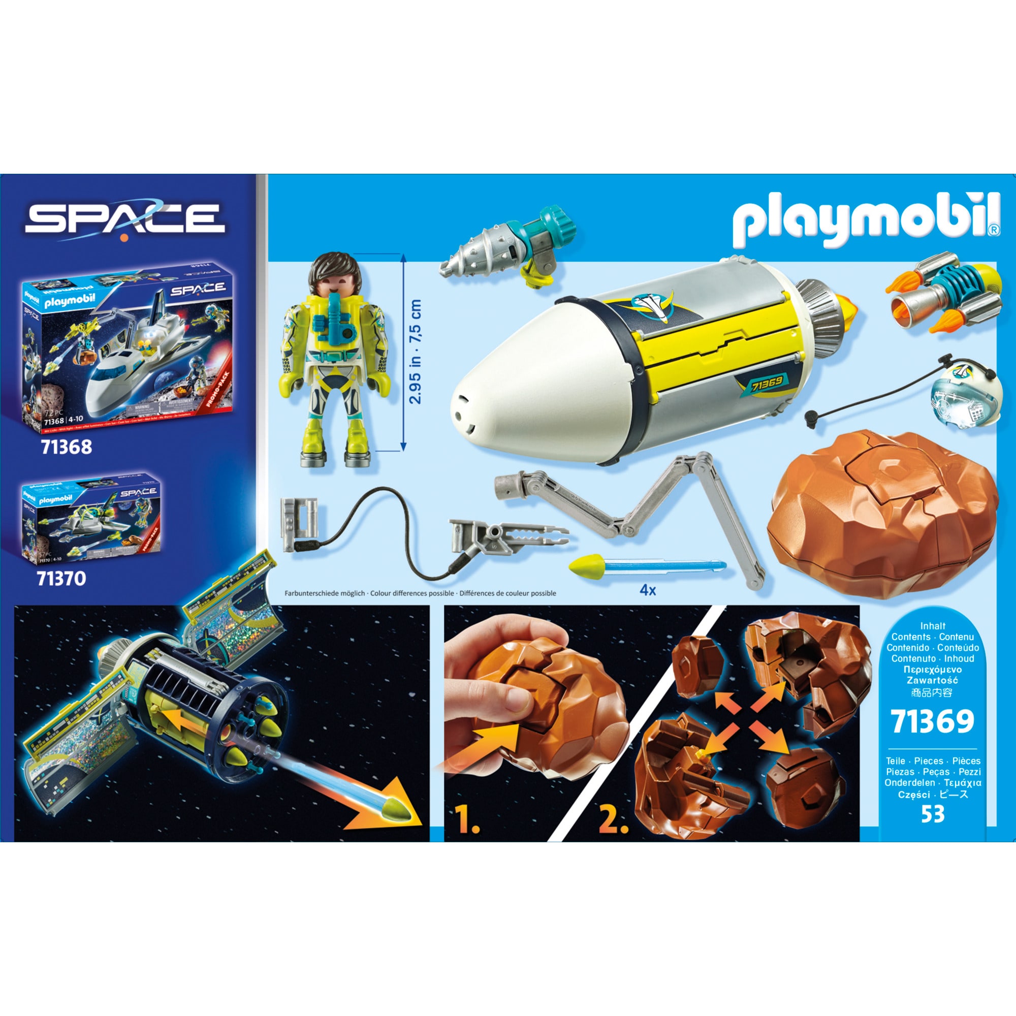 PLAYMOBIL Konstruktionsspielzeug Space Meteoroiden-Zerstörer