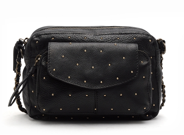Pieces ville accessoires pcnaina stud leather cross body fc noir