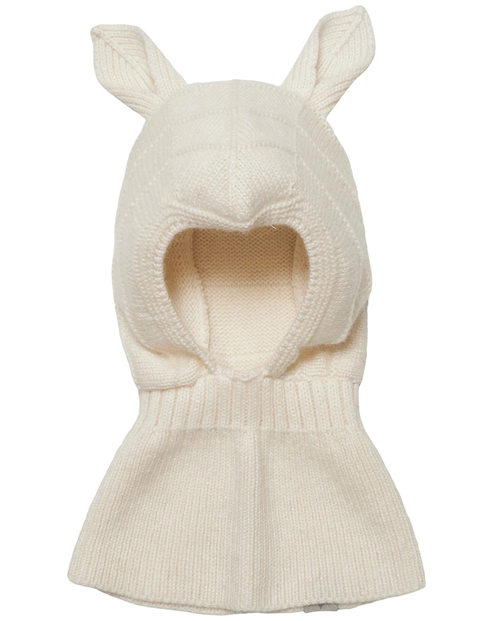 Strick-Schlupfmütze EARS MINI in off-white