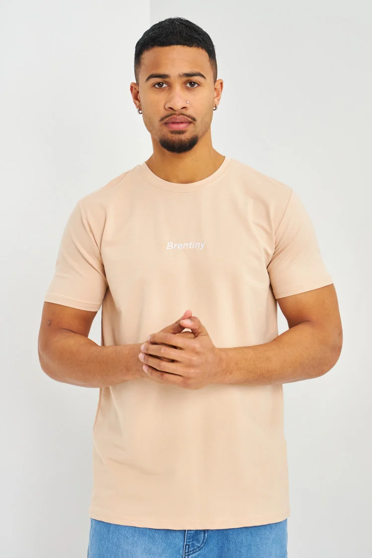 T-shirt beige Brentiny