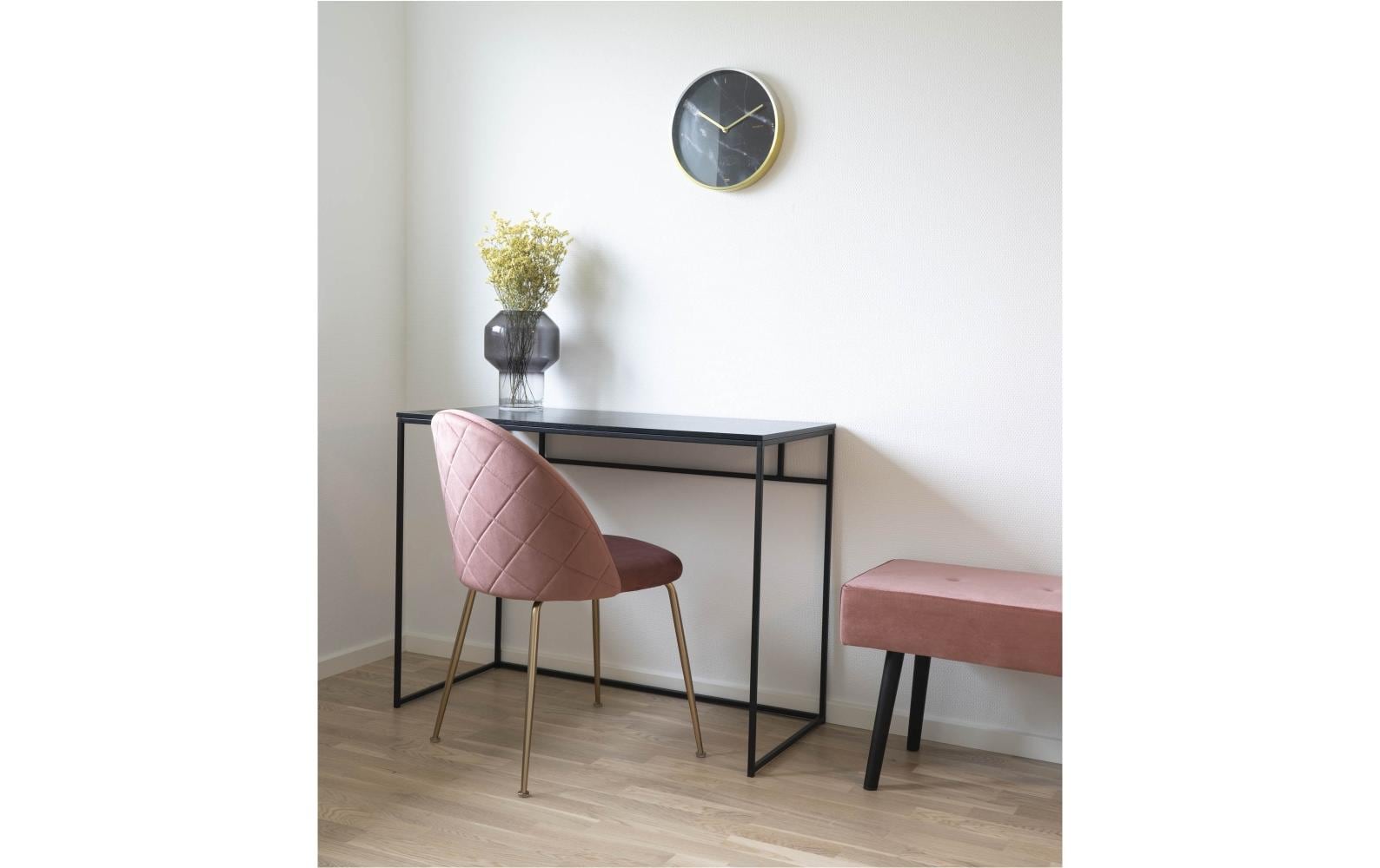 Konsolentisch Vita 100 x 75 cm, Schwarz<br>Tisch aus Stahl