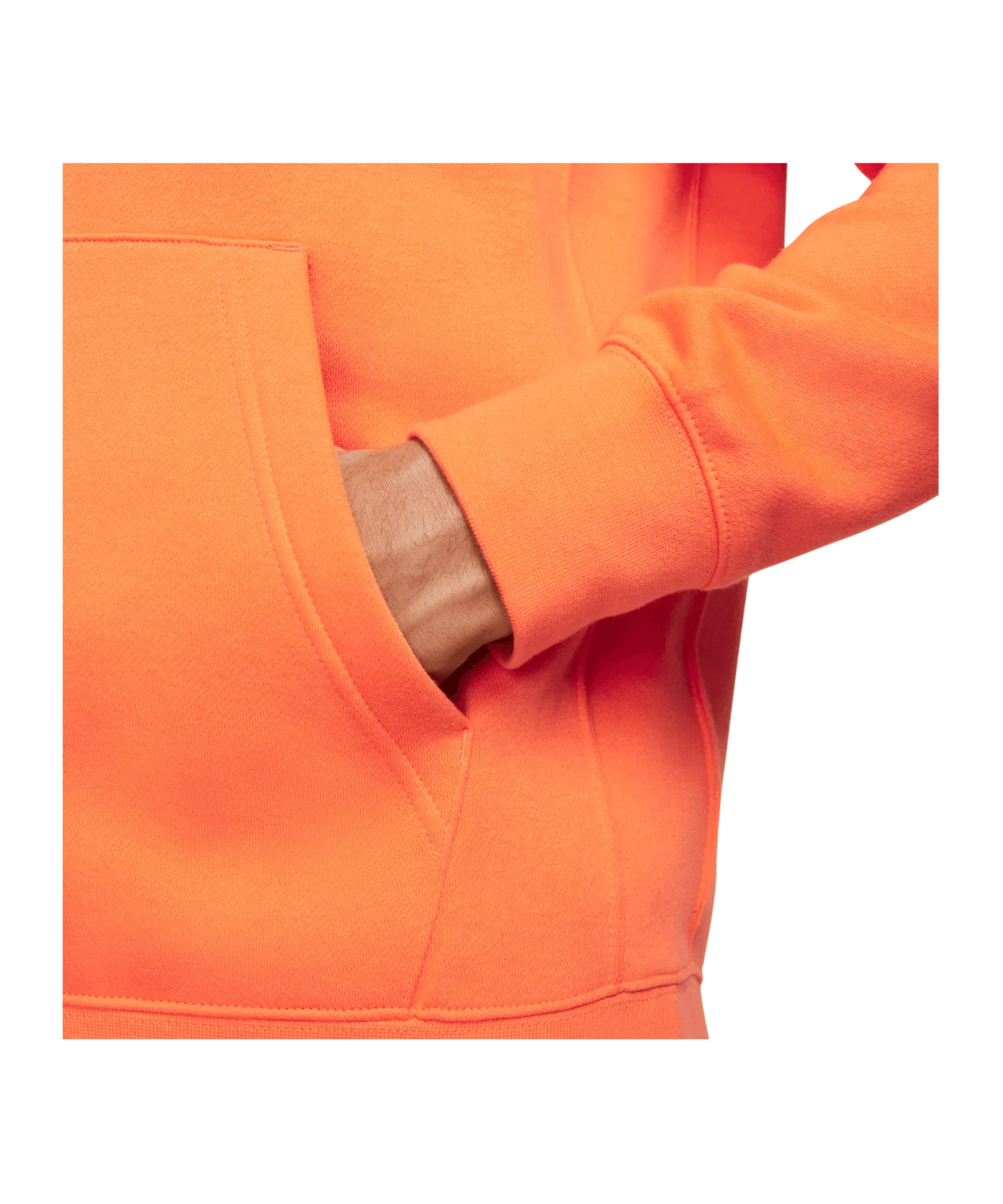 Nike Club Fleece Hoody Orange F885