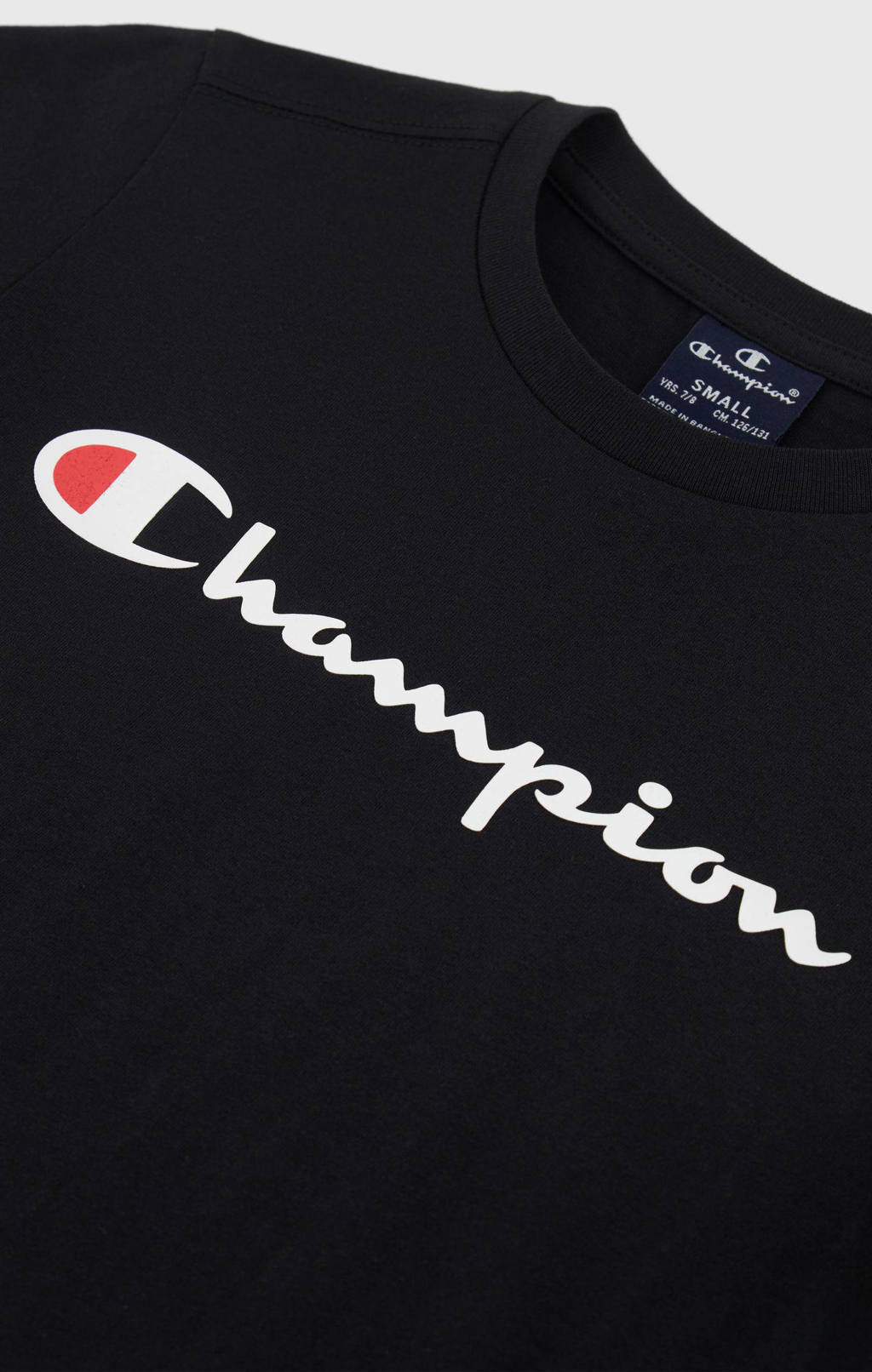 Champion T-shirt met logo zwart