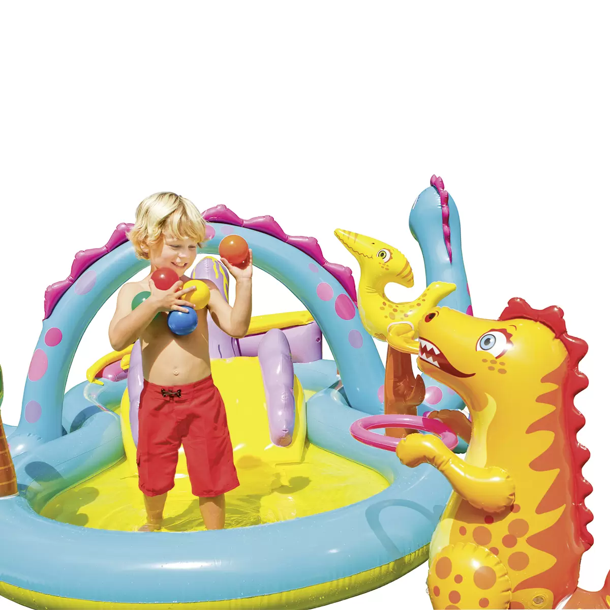 Pool Play Center Dinoland Bunt