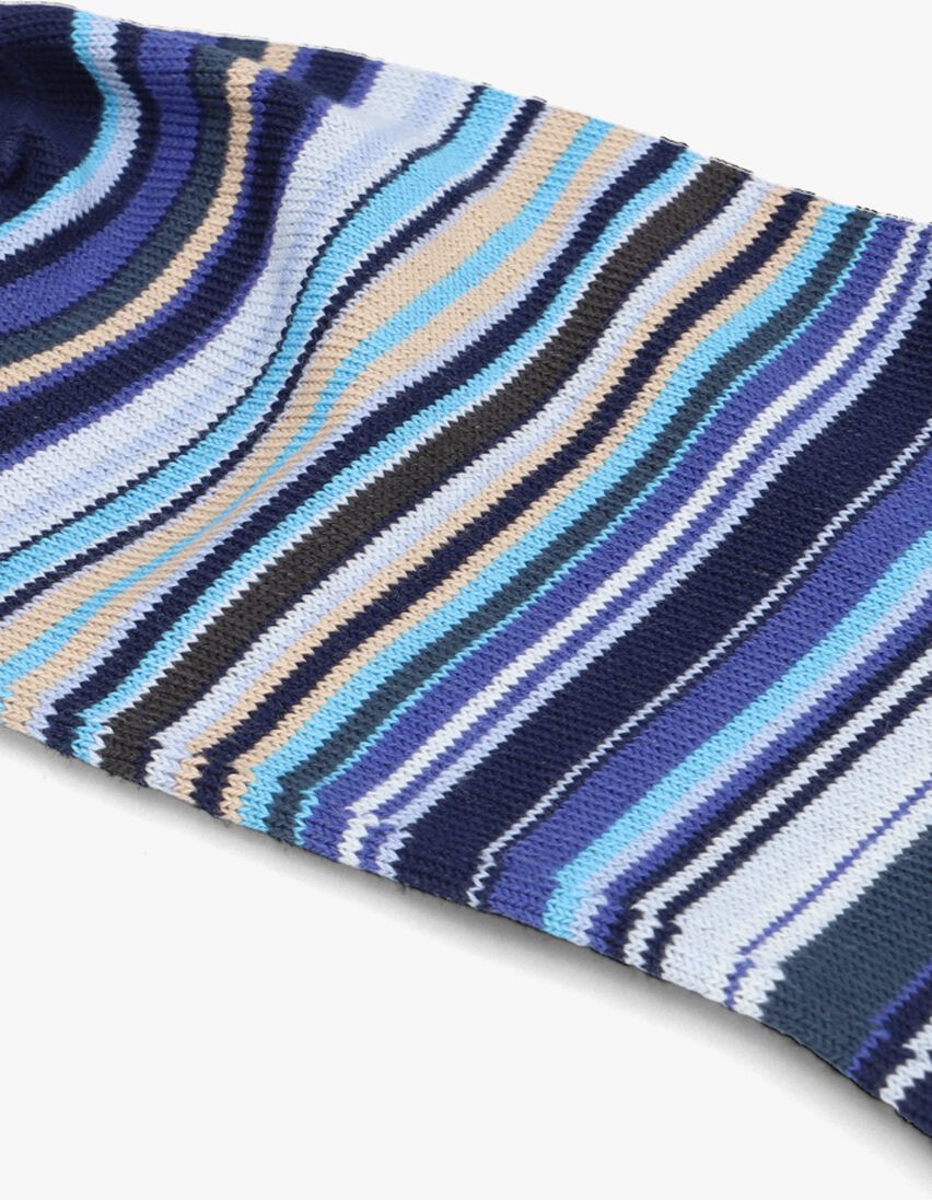 PAUL SMITH blauwe paul smith sokken men sock signature stripe