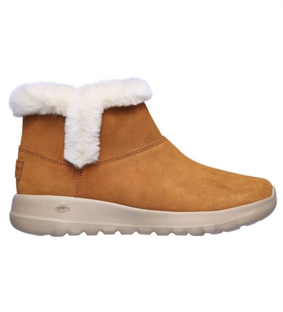 Botas Skechers On-the-Go Glacial Ultra em couro