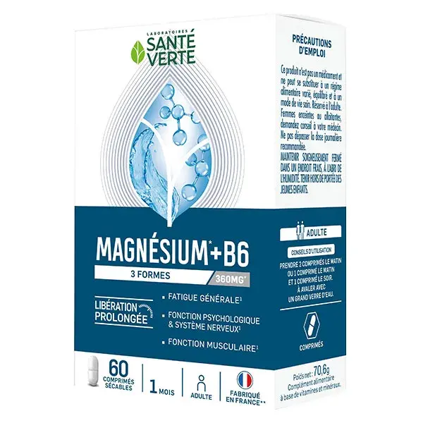 Ingredientes Green Health Expert Magnésio 3 formas