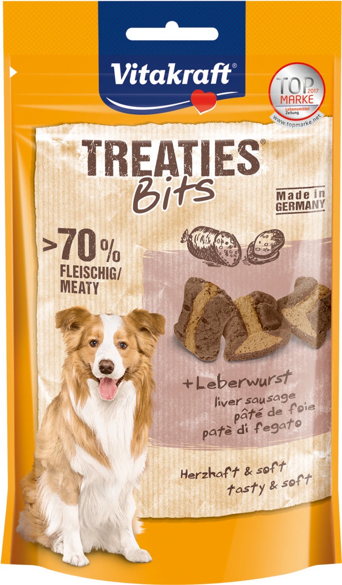 Vitakraft hondensnoepjes Treaties Bits leverworst 120 g