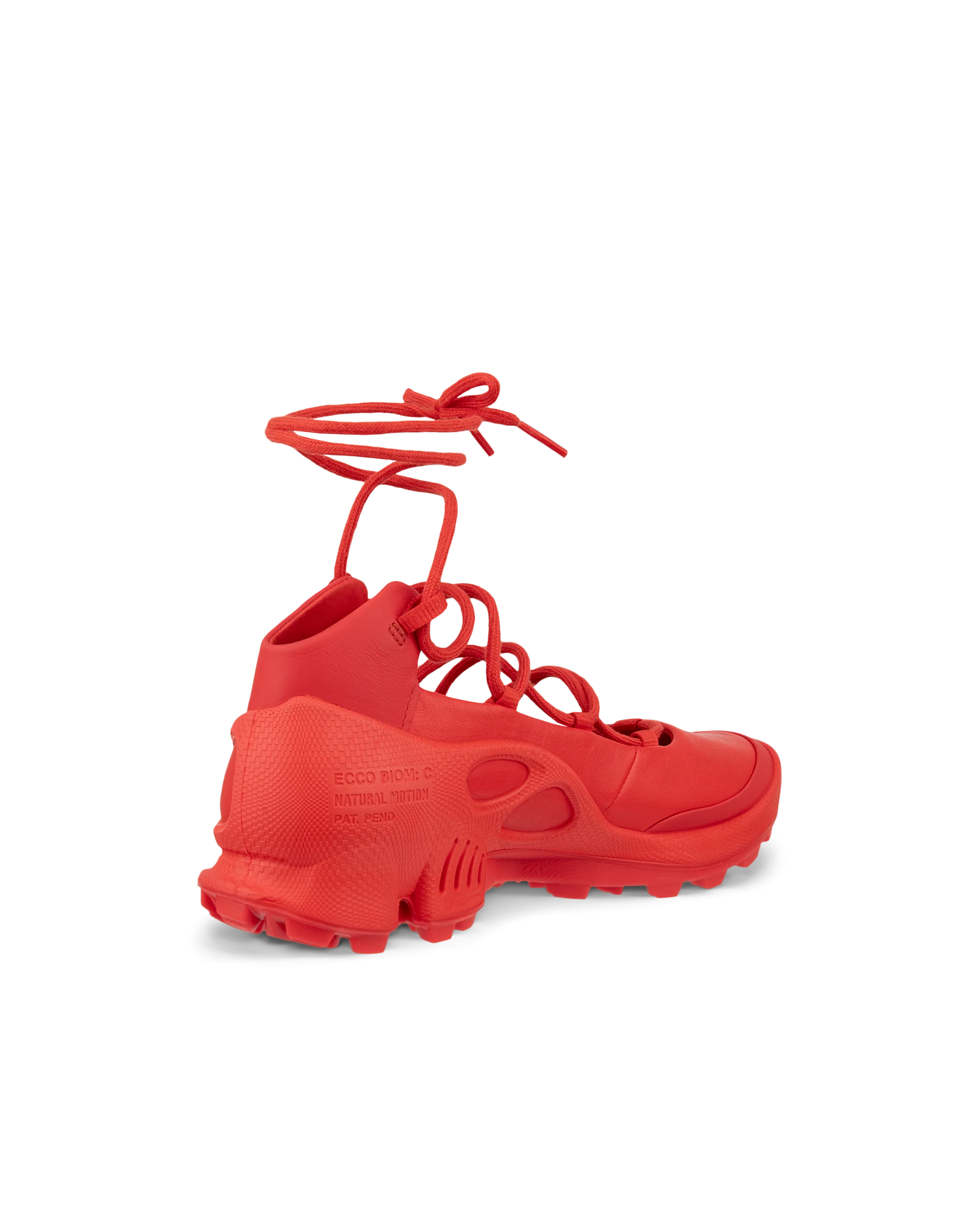 ECCO BIOM C-TRAIL W Damen Ledersneaker Rot