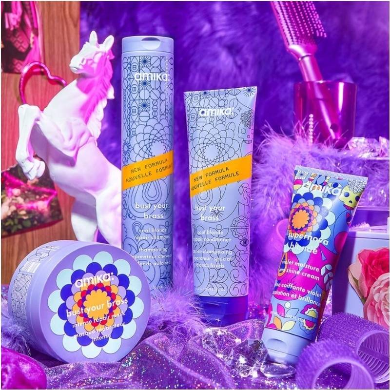 amika: Supernova Blonde Violet Moisture And Shine Cream 100 ml