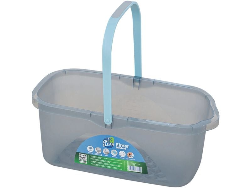 CreaClean Putzeimer EasyProp 10 l, Grau Wisch und Putzeimer