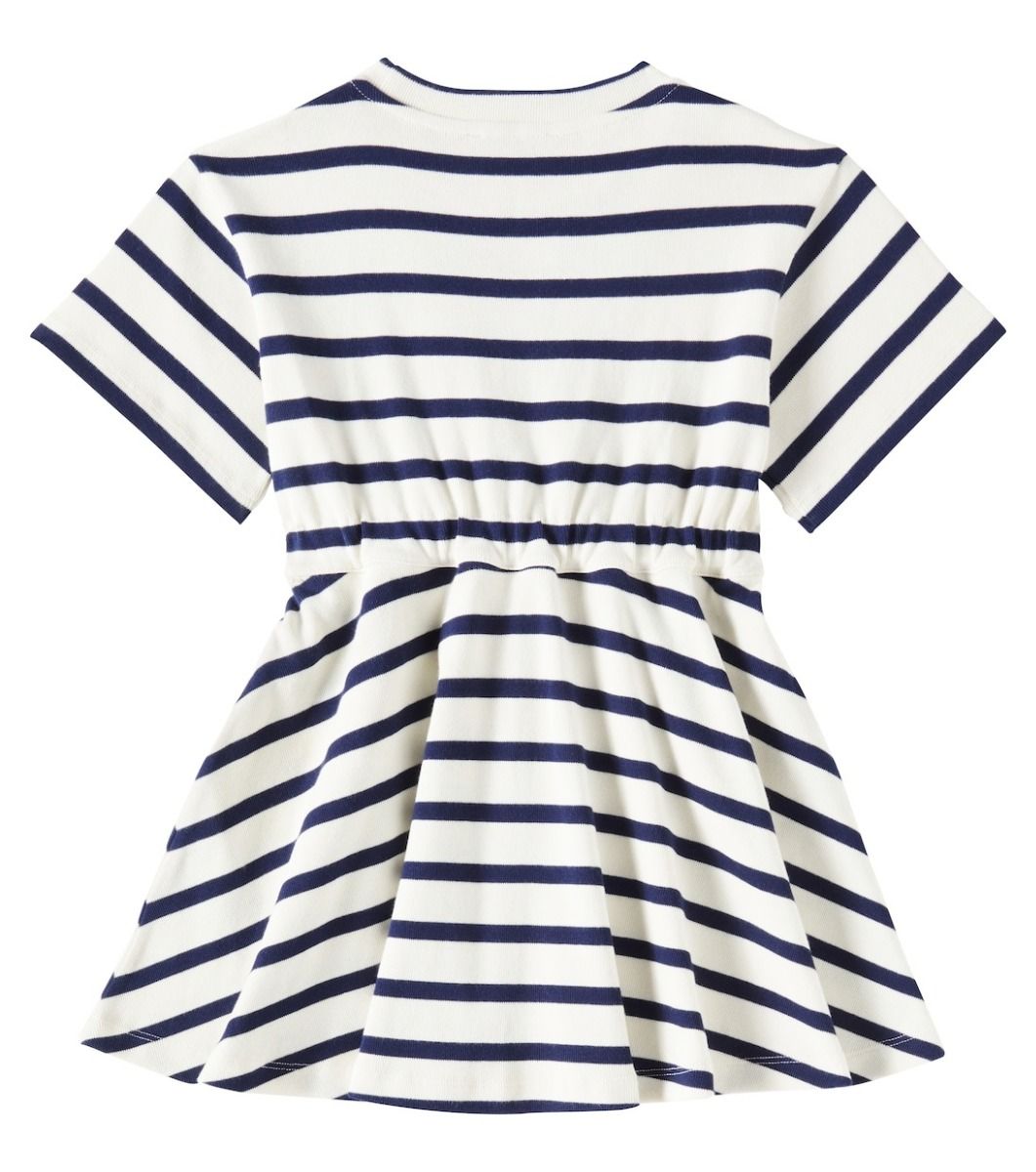 Balmain Striped Jersey Dress