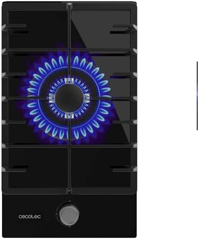Cecotec Plaque à gaz Bolero Squad G 4200S Glass Black. Plaque à gaz avec 4 feux, finition verre noir, puissance 8000W, grilles individuelles et allumage électrique avec sécurité des vannes. : Cuisine et Maison